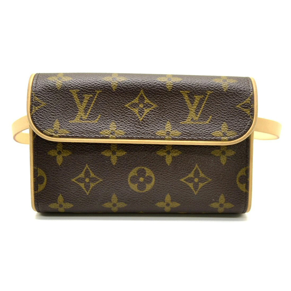 LOUIS VUITTON Monogram Pochette Florentine Clutch Waist Bag Hip Strap XS